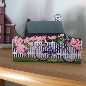 Shelia's shelf sitter pedal shop bike